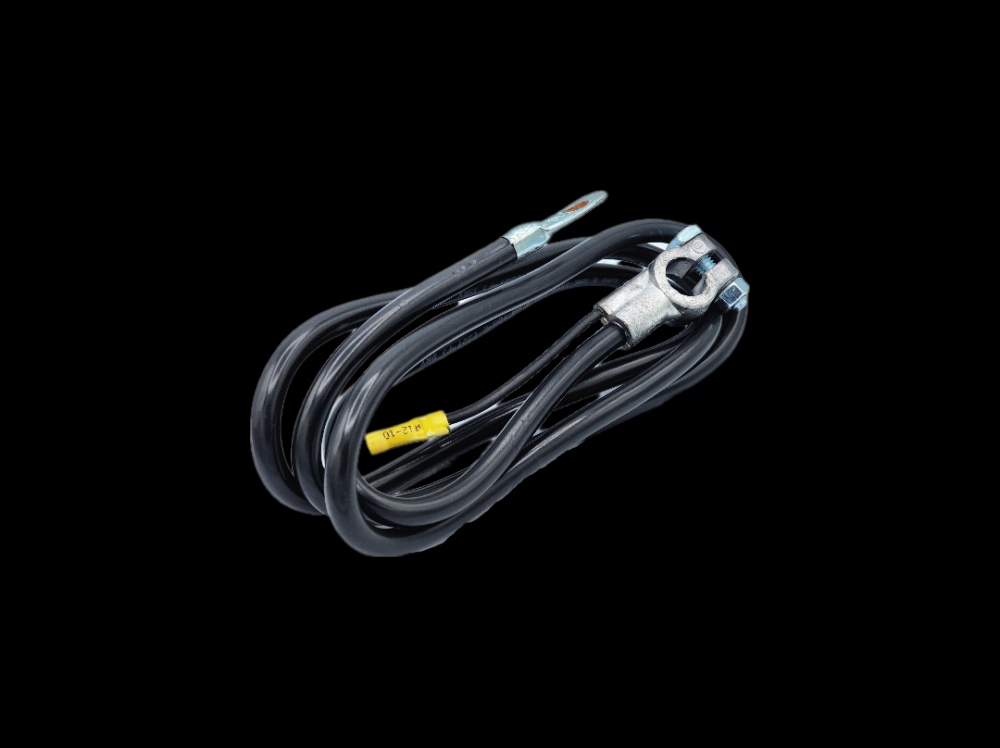 BATT CBL 4GA-TOP POST W/LEAD 65Inch BLACK