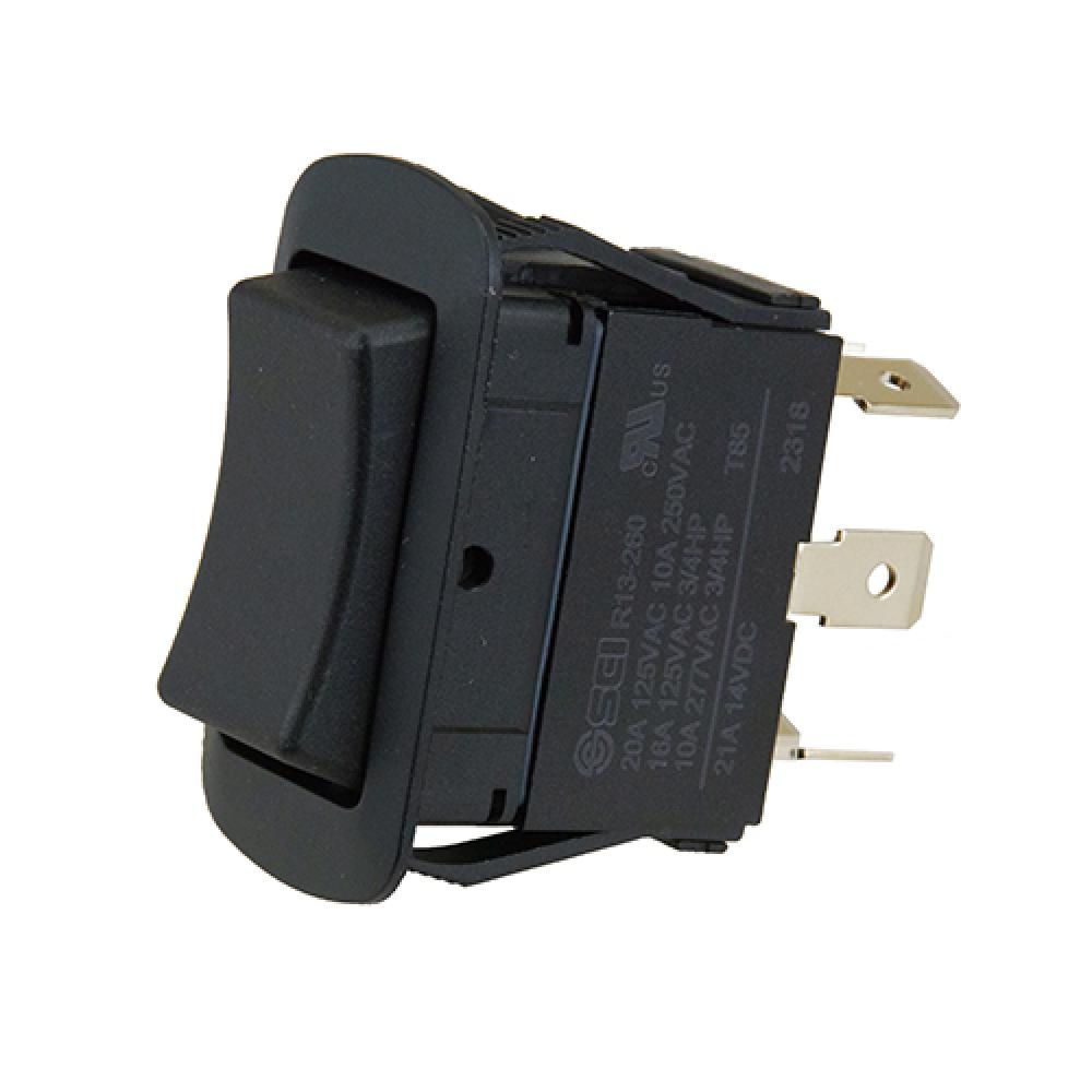 Switch Rocker (On) Off (On) Dpdt Quick Connect Ro