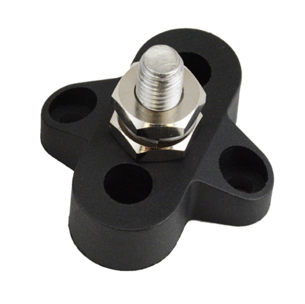 BATT POWER DISTRIBUTION POST SINGLE BLACK 5/16
