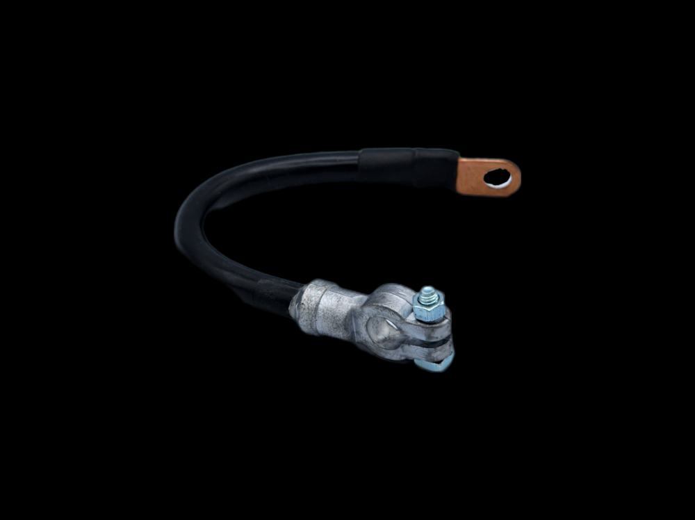 BATT CBL 2/0GA-TOP POST NO LEAD 12Inch BLACK