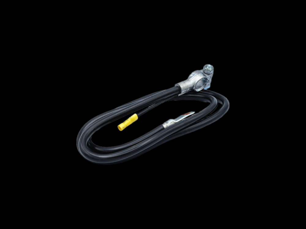 BATT CBL 4GA-TOP POST W/LEAD 48Inch BLACK