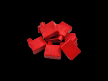 Techspan 762691 - BATT TERM BOOT [LEFT ELB] 2/0GA RED 10PK