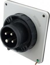 Techspan SCM420B5W - IP67 INLET 20A  3phase 600VAC  3P 4W  WATERTIGHT