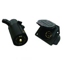 Techspan 764140B - RV CONN 7POLE PLAS PLUG TRAILER-END 25PK