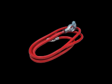 Techspan 767834 - BATT CBL 4GA-TOP POST NO LEAD 56Inch RED