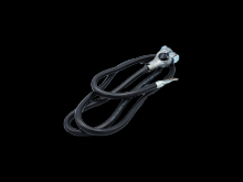 Techspan 767732 - BATT CBL 4GA-TOP POST NO LEAD 48Inch BLACK