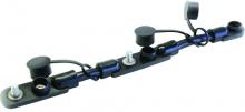 Techspan 767795 - BATT CBL 2/0GA CONNECT+PROTECT 3-BATT 14" BLACK