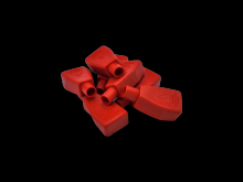 Techspan 762667 - BATT TERM BOOT [STRAIGHT] 2-1GA RED 10PK