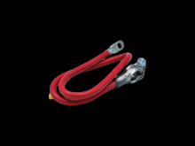 Techspan 767854 - BATT CBL 4GA-TOP POST W/LEAD 25Inch RED
