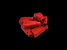 Techspan 762670 - BATT TERM BOOT [STRAIGHT] 1/0-2/0GA RED 10PK