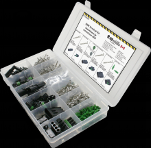 Techspan 762191 - 574PC OEM Terminal Assortment Kit - (Mini Flip Kit Series)