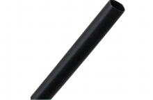 Techspan HSPO-047-0-C - HT SHK SGL WALL .047InchID  100FT BLK