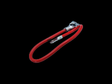 Techspan 767825 - BATT CBL 4GA-TOP POST NO LEAD 20Inch RED