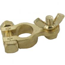 Techspan 762536 - BATT TERM WING-NUT BRASS POSITIVE 3/8" 10PK