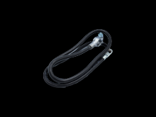 Techspan 767733 - BATT CBL 4GA-TOP POST NO LEAD 53Inch BLACK
