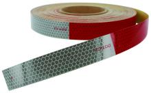 Techspan 716075RL - CONSPICUITY TAPE RED/SILVER ALT 1"W X 150FT