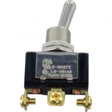 Techspan 765055B - SWITCH TOG MD ON/OFF/ON 3-SCREW CHR HAN -25PK