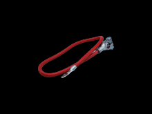 Techspan 767826 - BATT CBL 4GA-TOP POST NO LEAD 25Inch RED