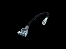 Techspan 767721 - BATT CBL 4GA-TOP POST NO LEAD 10Inch BLACK