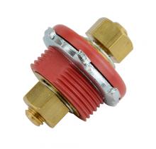 Techspan 767887 - BATT FEEDER STUD/PANEL BUSHING RED