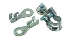 Techspan 762574 - BATT TERM BRASS (NICKEL PLATED) UNIV 6-4GA WITH 2 LUGS 10SETS/PK