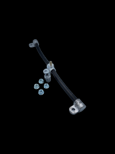 Techspan 767797 - BATT CBL 2/0GA STUD TO POWER HARN 14" BLACK