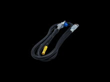 Techspan 767773 - BATT CBL 4GA-SIDE TERM W/LEAD 30Inch BLACK