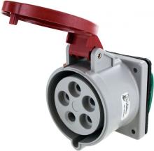 Techspan SCM530B7S - IP44 INLET 30A  3phase delta 277/480VAC  4P 5W  SPLASHPROOF
