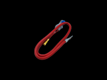 Techspan 767873 - BATT CBL 4GA-SIDE TERM W/LEAD 30Inch RED