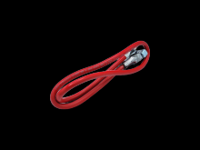 Techspan 767829 - BATT CBL 4GA-TOP POST NO LEAD 34Inch RED