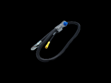 Techspan 767772 - BATT CBL 4GA-SIDE TERM W/LEAD 25Inch BLACK