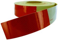 Techspan 716074RL - CONSPICUITY TAPE RED/SILVER ALT 2InchW X 150FT