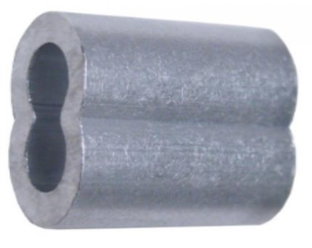 ZINC-PLATED COPPER OVAL SLEEVES    1/4 &#34;