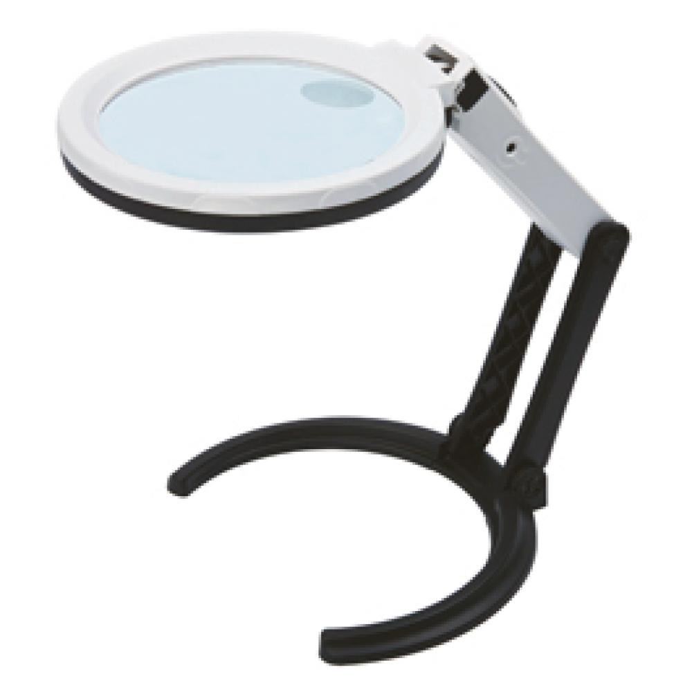THREE WAYS MAGNIFIER WITH ILLUMINATION, 2X/4X