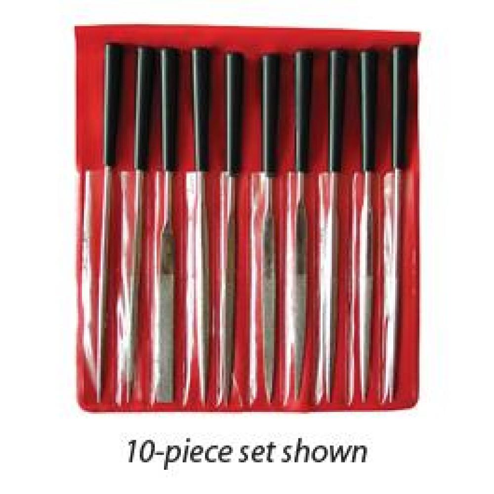SET (10PC) DIAMOND NEEDLE FILE
