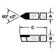 KAR Industrial Inc. 313277 - BRAZED TOOL E12 C2