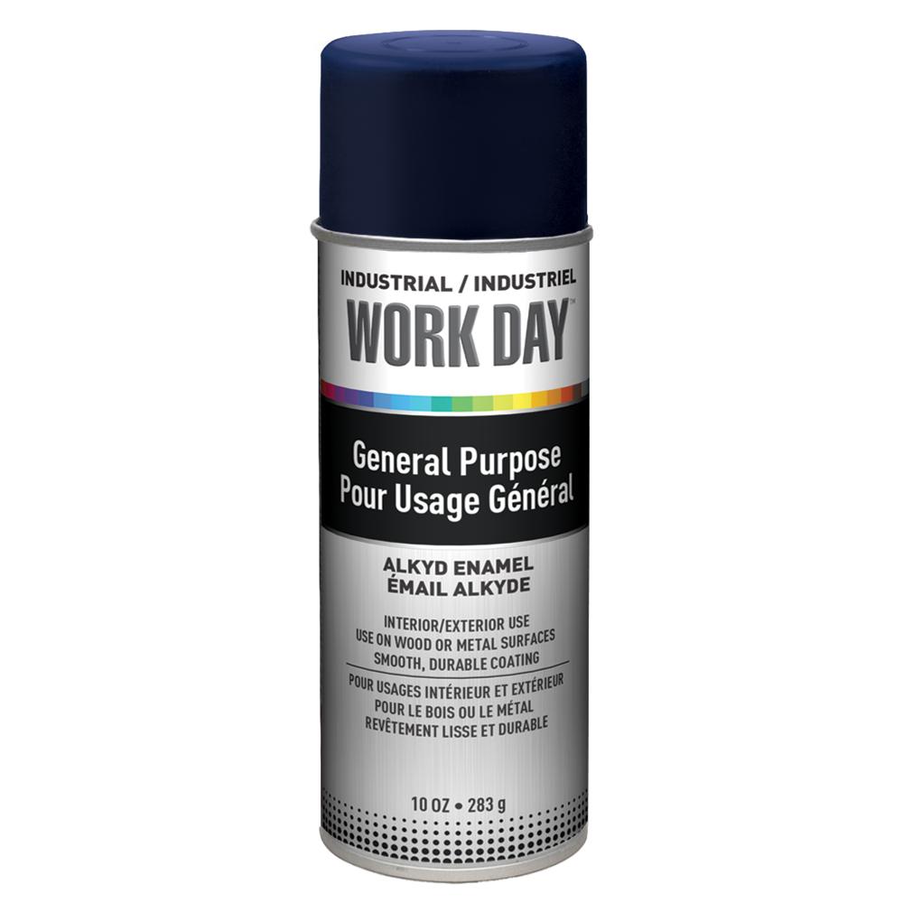 Krylon Industrial Work Day, Gloss, Blue, 10 oz.