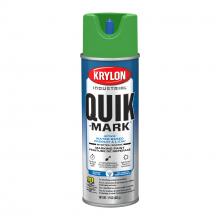 Krylon A03904004 - Krylon Industrial Quik-Mark Water-Based Inverted Marking Paint, Green, 17 oz.