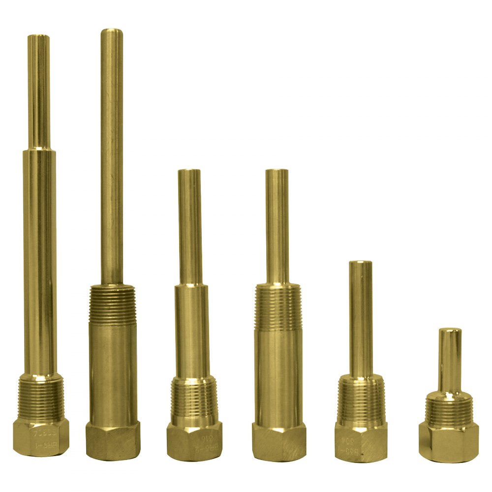 BRASS INDUSTRIAL THERMOWELLS