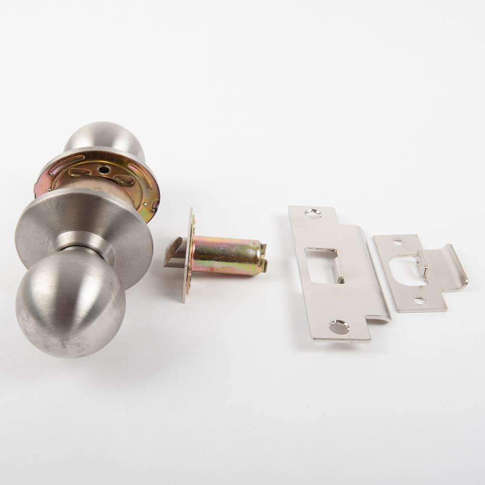 Door Lock Knob Passage Stain Chrome (Commercial)