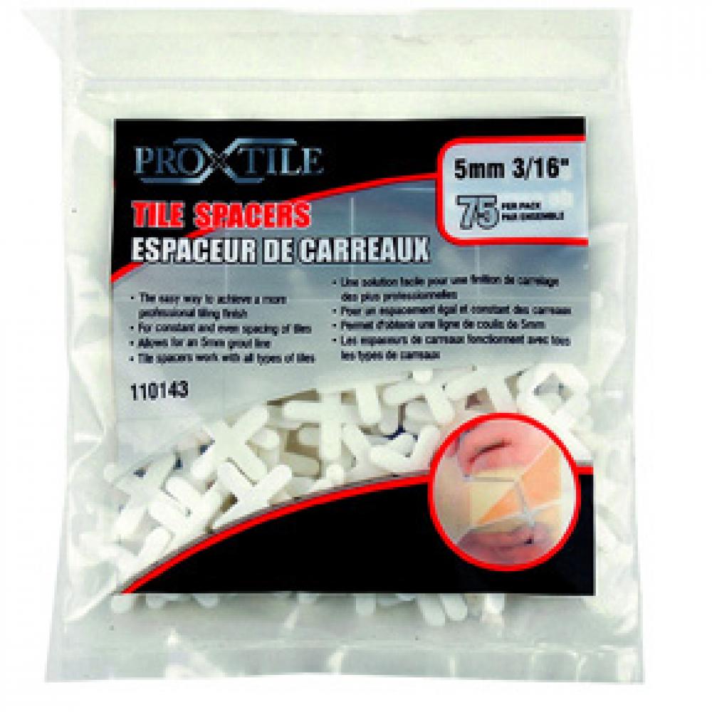 Tile Spacers 5mm (3/16in) 75PC