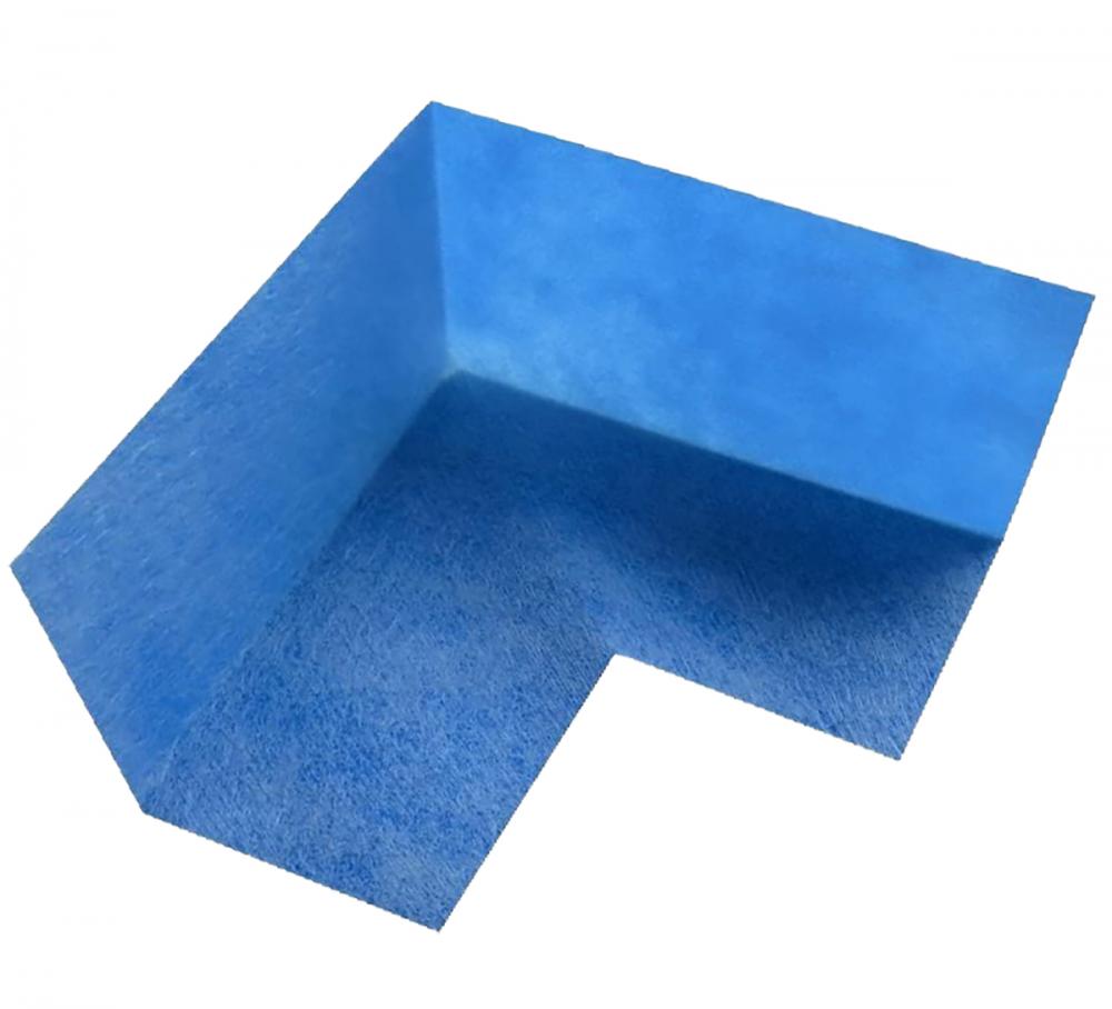 Nonwoven Membrane Inside Corner 14cm x 6cm Blue