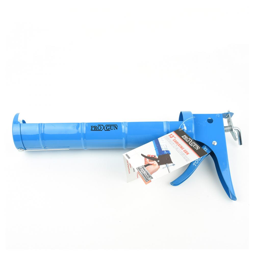 Cradle-Style Caulking Gun with Auto Flow Stop 13&#34; Blue