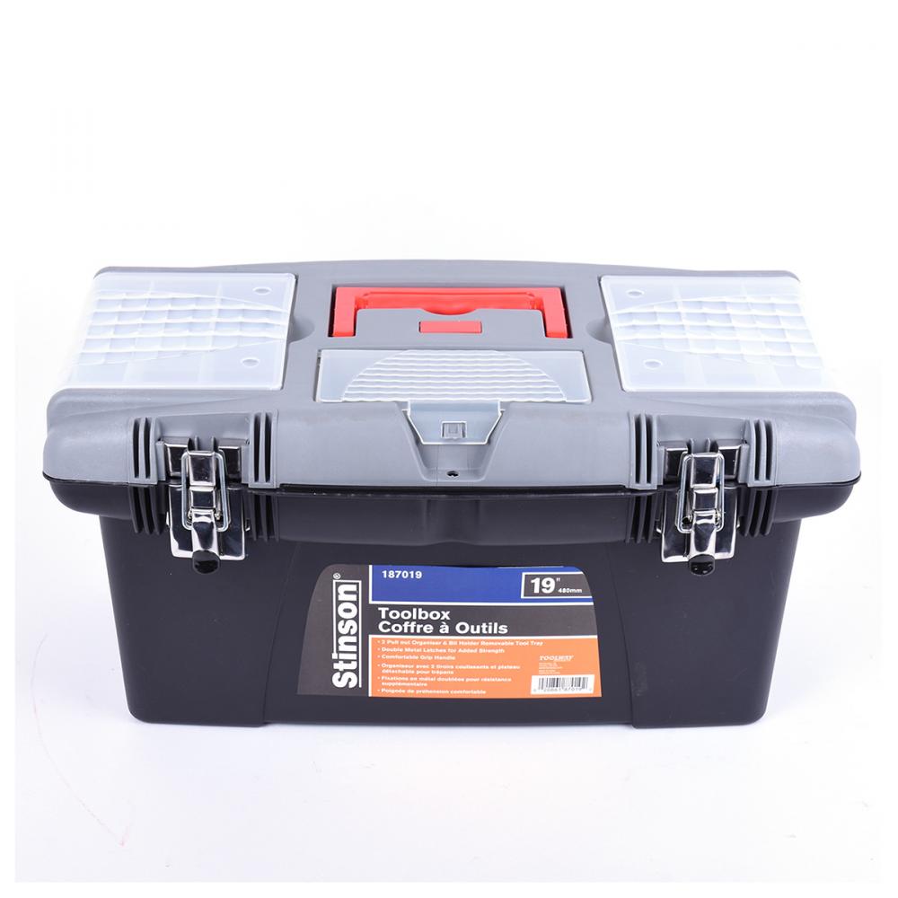 Toolbox With Lid 19in