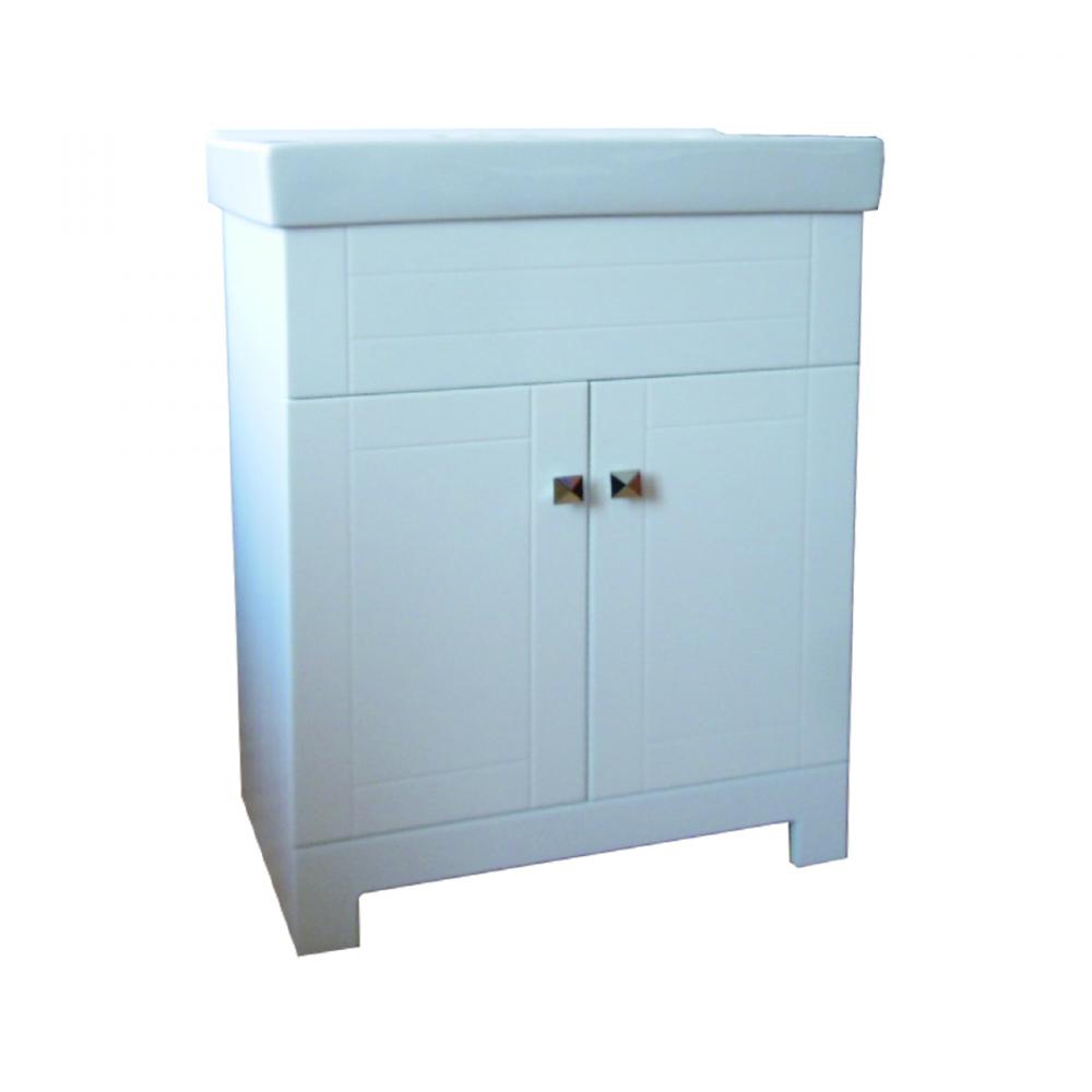 Vanity and Ceramic Top 2-Door 30x15.5x31.5in White