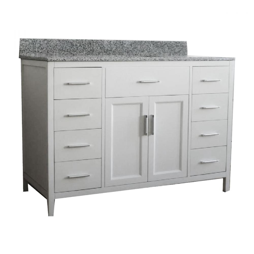 Vanity with Granite Top 48in Grey