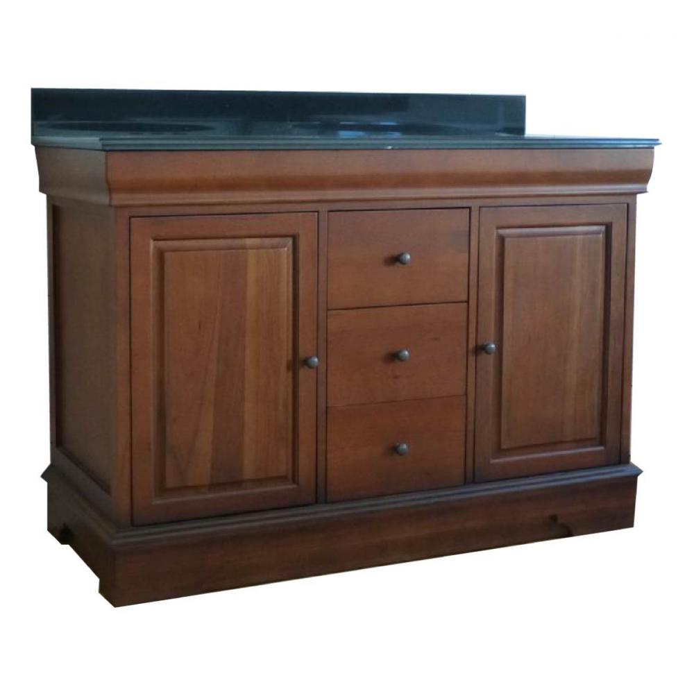 Vanity with Granite Top 36in Black