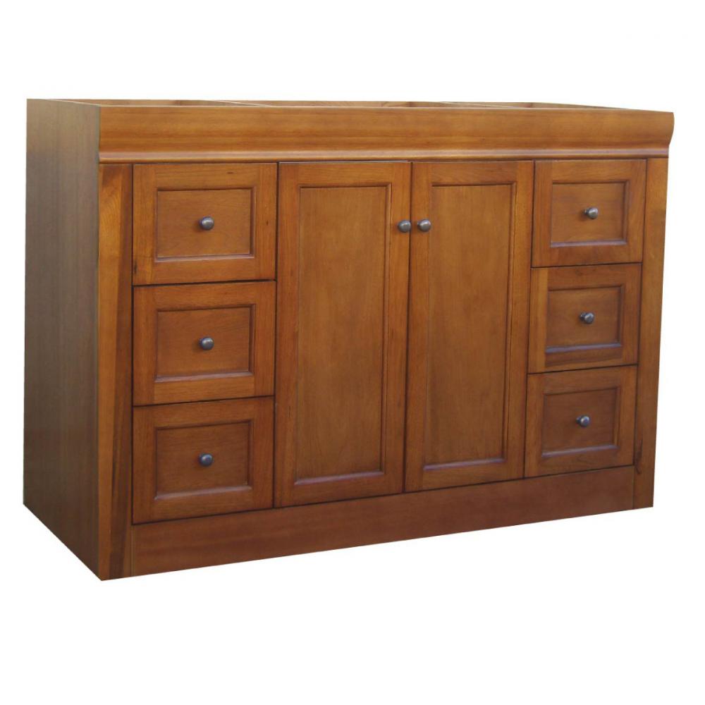 Vanity with Granite Top 2-Door/6-Drawer 48x22x38&#34; BNI
