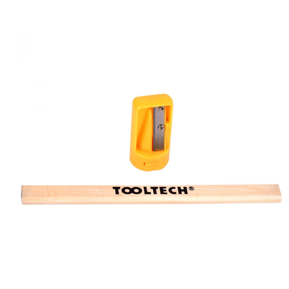 Carpenter&#39;s Pencils & Sharpener 10pk