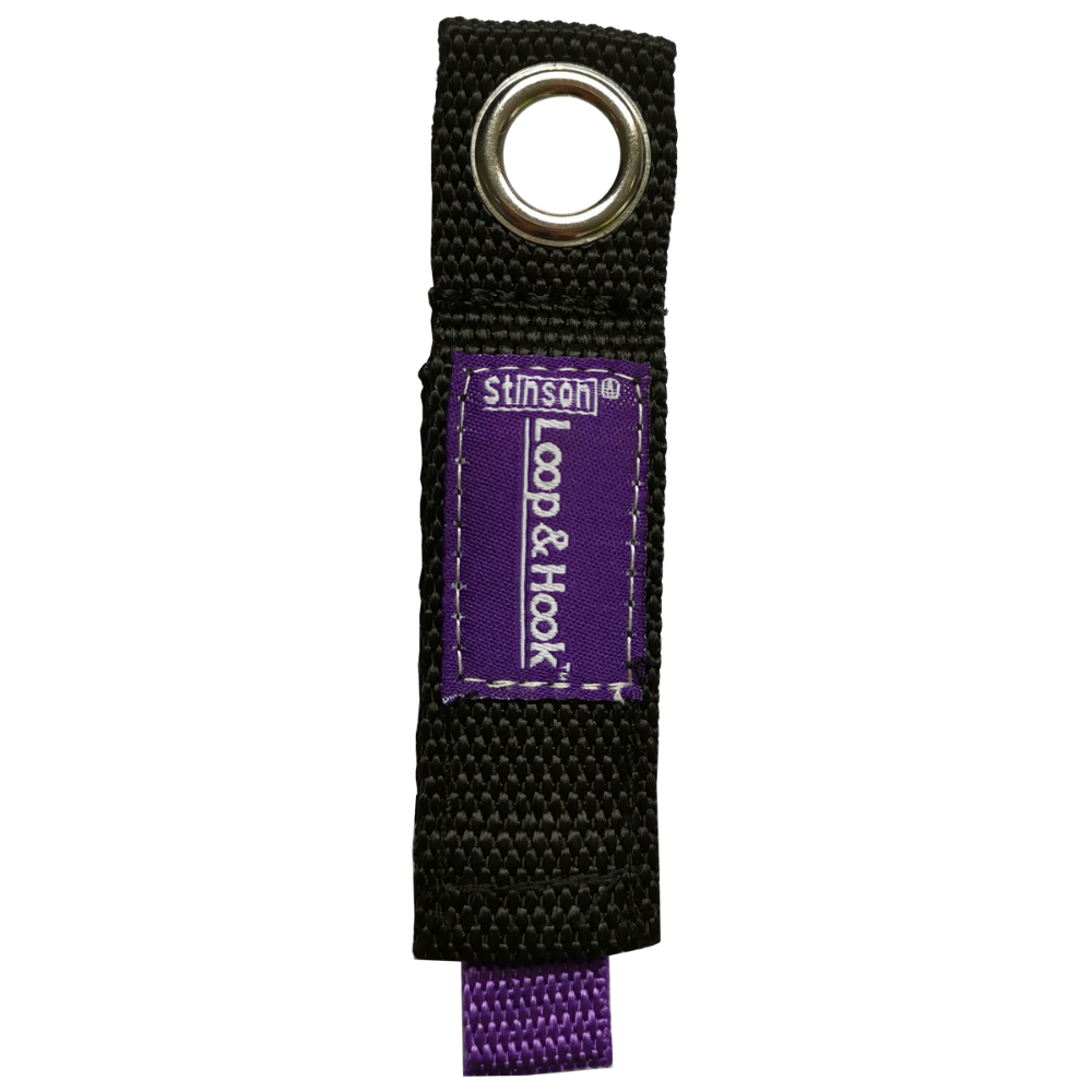 Stinson® Loop & Hook Heavy Duty Storage Strap - S (Black)
